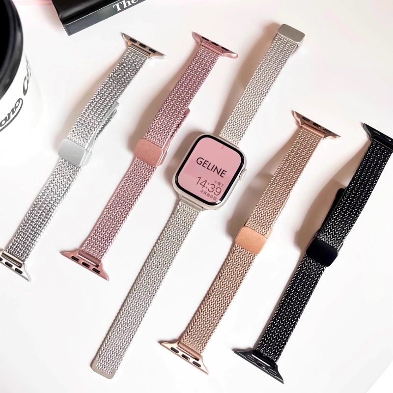 Aplicable para Huawei gt5 correa de reloj de alta calidad globo gt6pro damas absorción exquisita reloj gt4 correa de metal