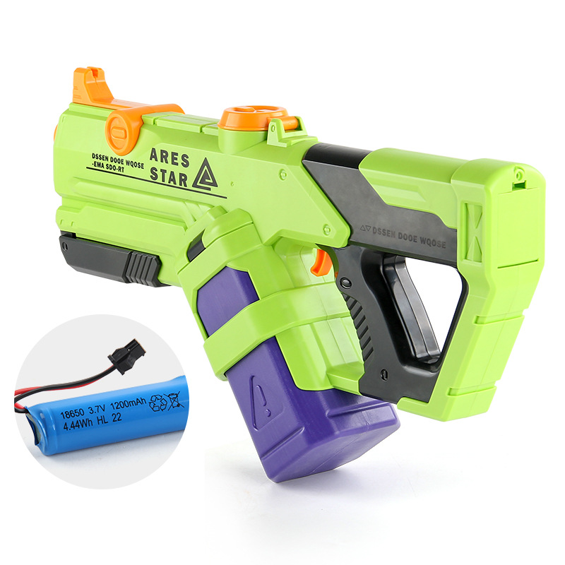 Pistola de agua de espacio transfronterizo eléctrico continuo pelo verano pistola de agua de extracción de alta presión verano interior y exterior juguetes de agua