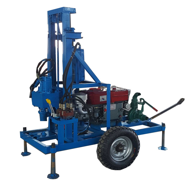生产水井钻机 两相电伸缩式打井机 农田灌溉伸缩式全自动钻井机