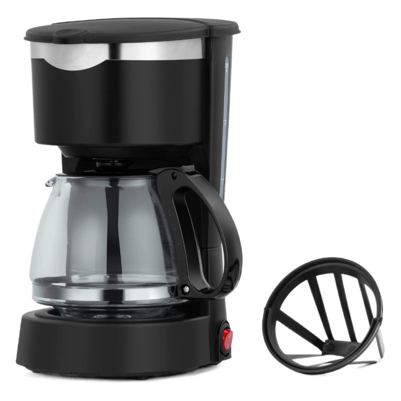Cafetera automática de goteo con aislamiento de 600 ml, cafetera americana para té con leche, cafetera portátil de viaje