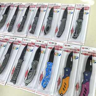 (Wholesale), handheld pocket knife stainless steel for camping for traveling