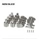 316 stainless steel yacht awning canopy four-bend combination suit marine sliding sleeve sliding cap mountain-shaped seat