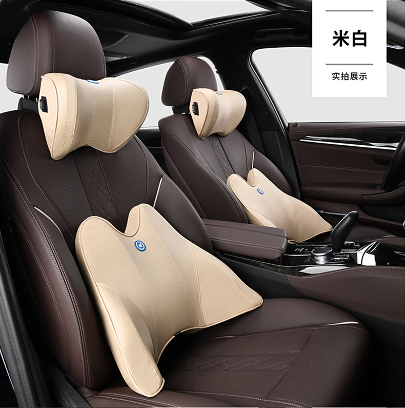 Massage headrest car electric neck pillow car driving car seat cervical spine pillow memory cotton waist