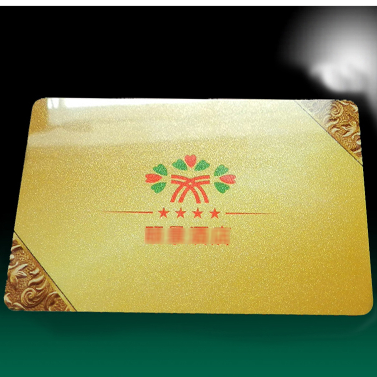 PVC-光面珠光PVC名片 珠光PVC名片 闪金底闪银底PVC名片