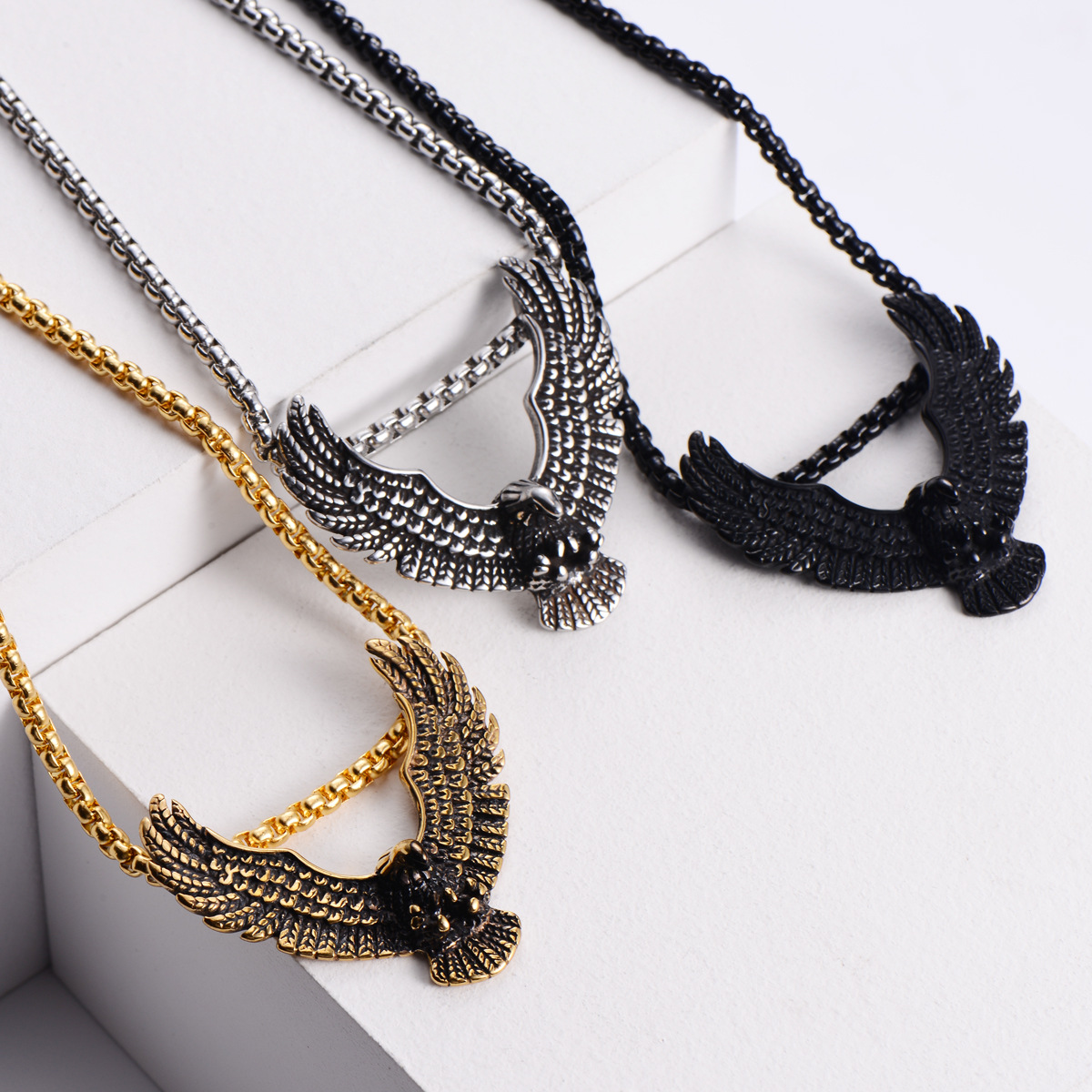 14g Weight 18K Gold Plated Plating Material 304 Stainless Steel Chain Material Business, Travel, Birthday Occasion 304 Stainless Steel Material Unisex Gender Retro Style Retro 304 Stainless Steel 18K Gold Plated Unisex 4