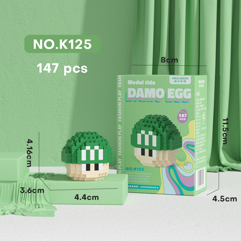 K125 зеленый гриб яйцо дхарма