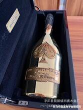 黑桃A香槟酒盒 钢琴烤漆礼盒 威士忌漆盒 六支装红酒盒木盒厂家