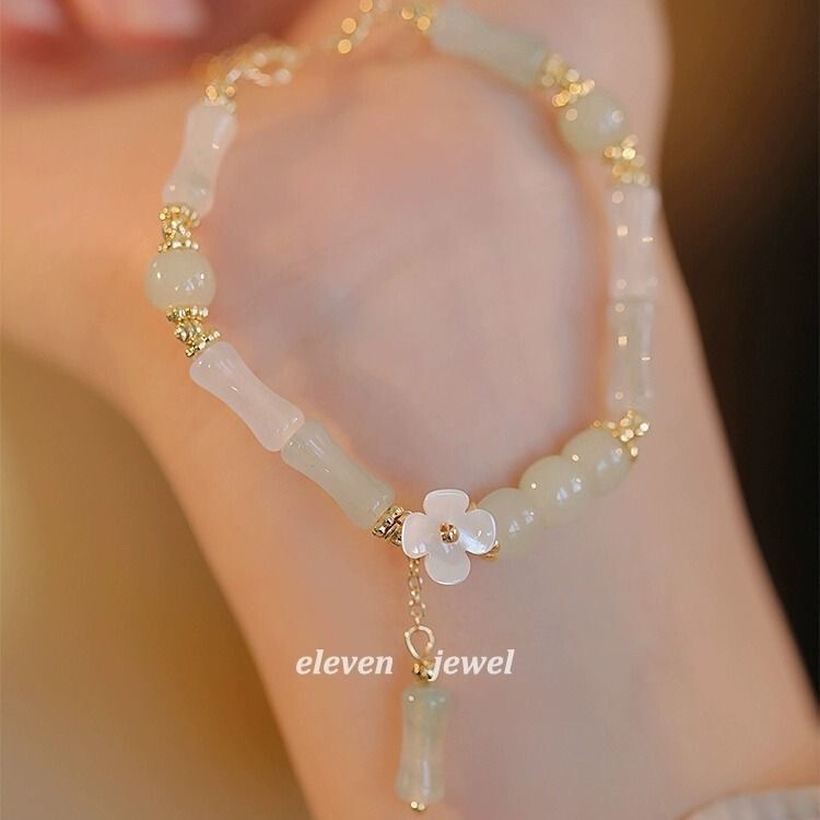 [Icing on the cake] new Chinese style bamboo bracelet for women, retro niche gentle gift for girlfriends