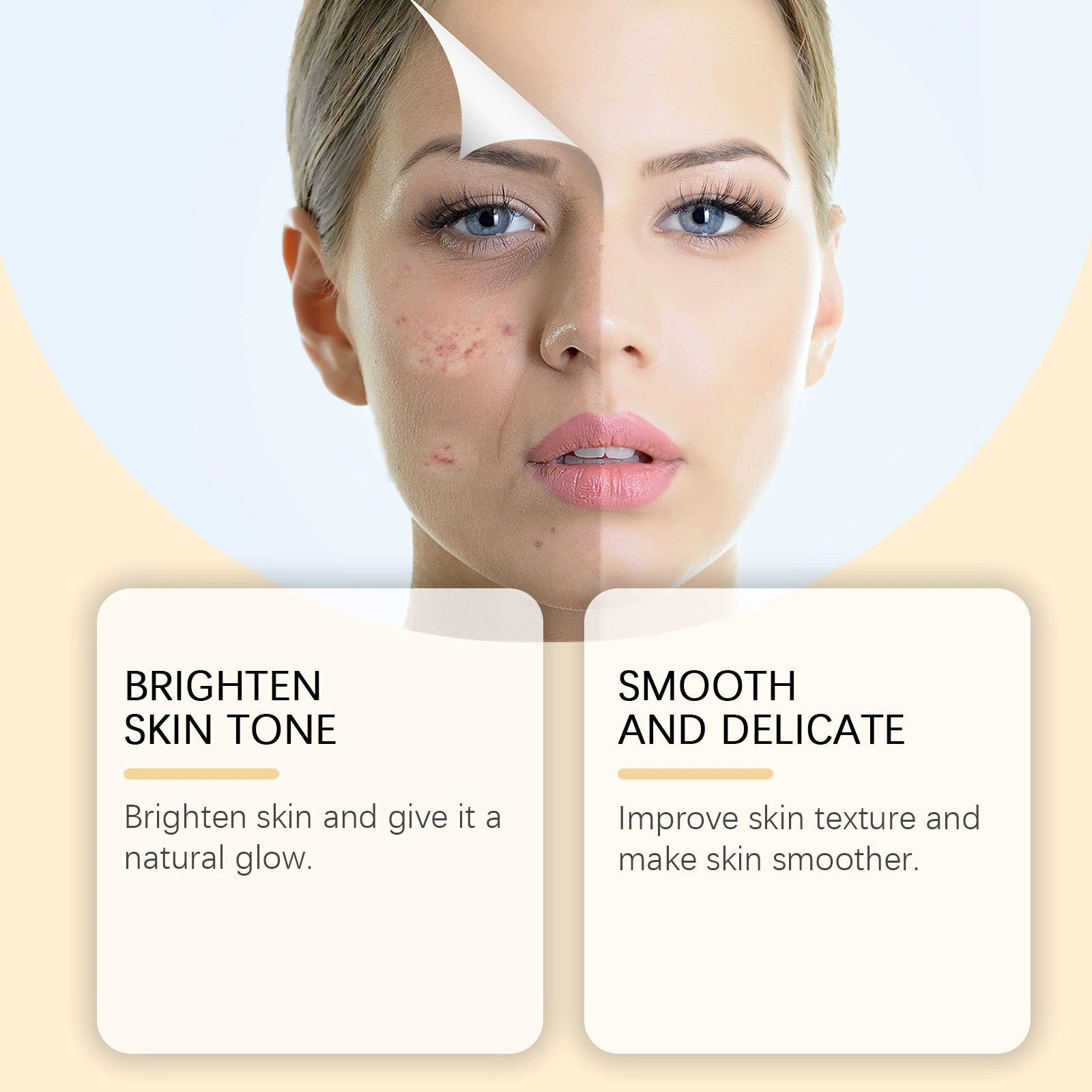 Rice nutritious brightening face mask, moisturizing toner for face