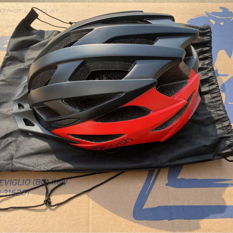 Road bike mountain bike bicycle helmet outdoor sports helmet BIGOSH foreign trade tail single with bag