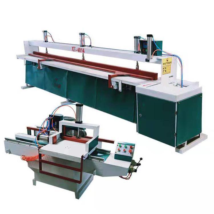 Máquina automática de diente de madera de doble plataforma de construcción de madera cuadrada conector de madera