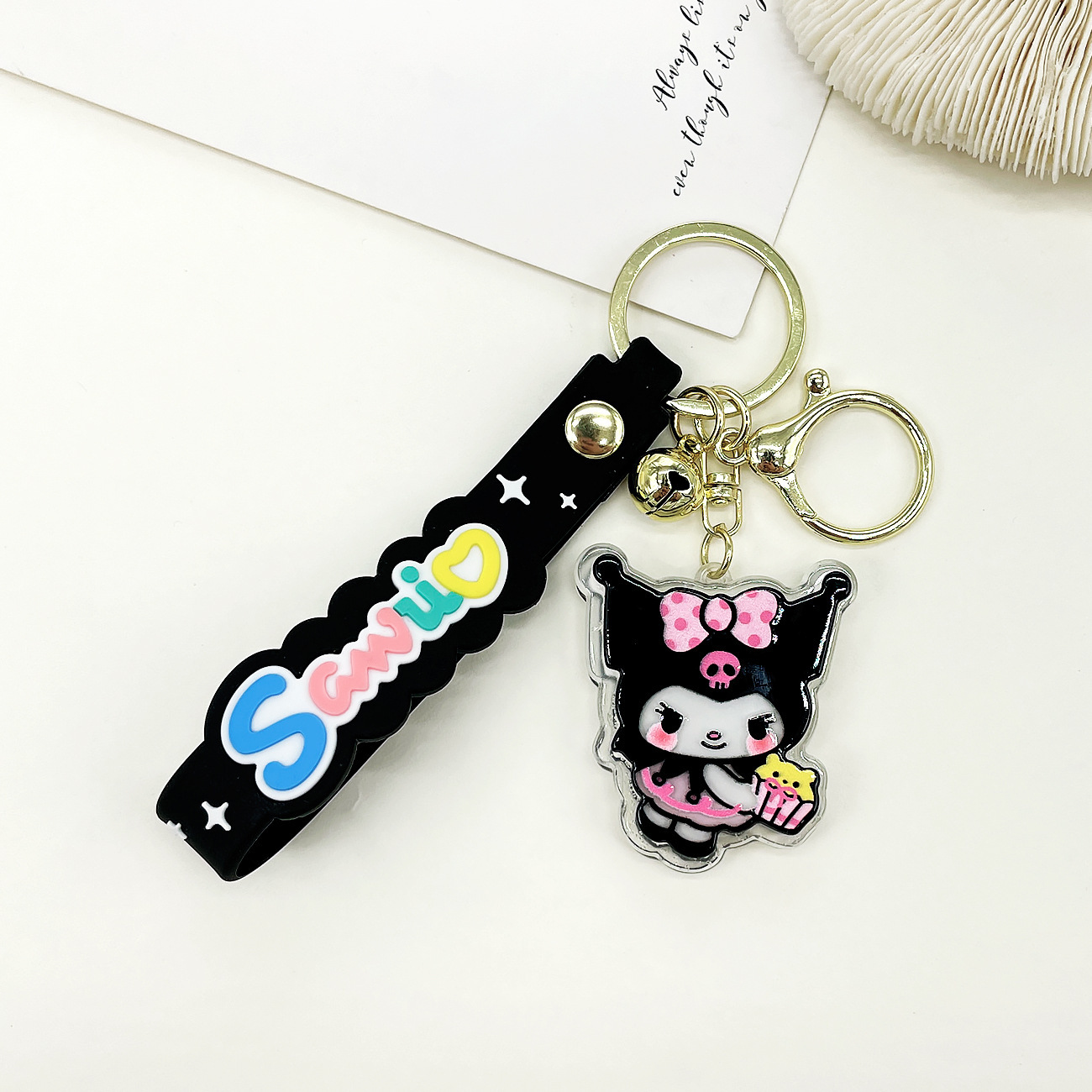 Venta directa de fábrica llavero colgante pequeño muñeca tridimensional llavero de coche mochila escolar colgante puesto al por mayor productos pequeños