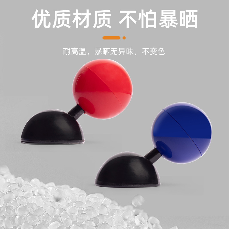 Nuevo producto coche de arranque con un botón bola de rockero decoración bola interruptor de arranque cubierta de botón pegatinas decorativas nuevas ideas extrañas