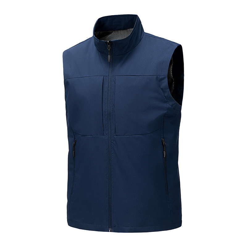 Retro americano relajado multi-bolsillo chaleco de trabajo chaleco de pareja tendencia chaqueta sin mangas hombre