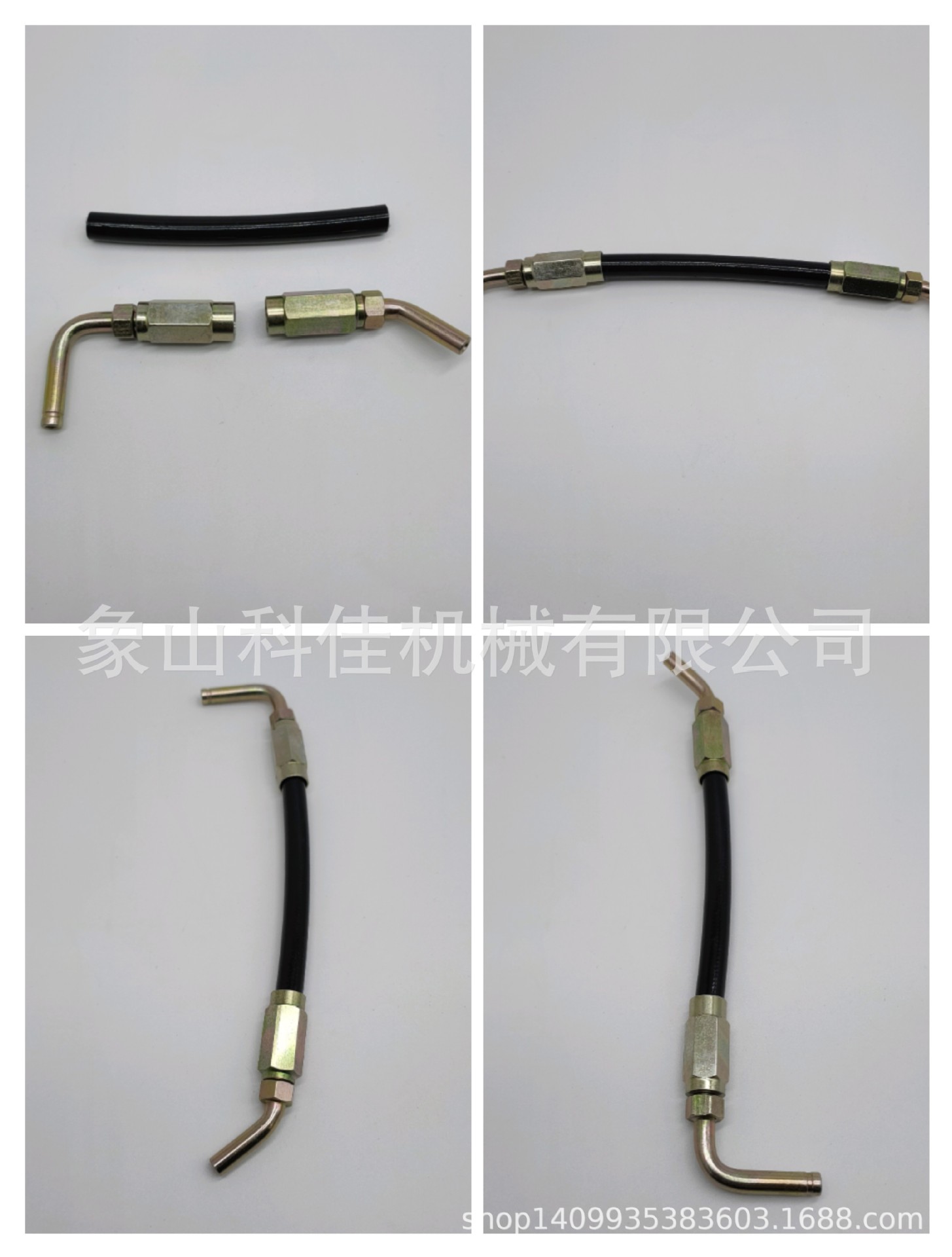 直角弯头组合高压聚酯管总成FWG-H-F6-L L代表长度