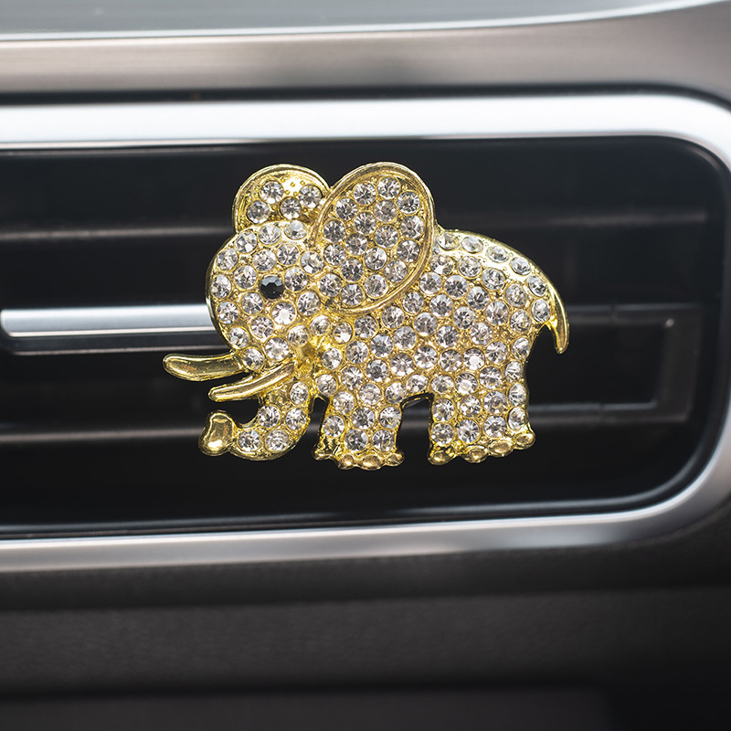 향기와 함께 단일 황금 코끼리