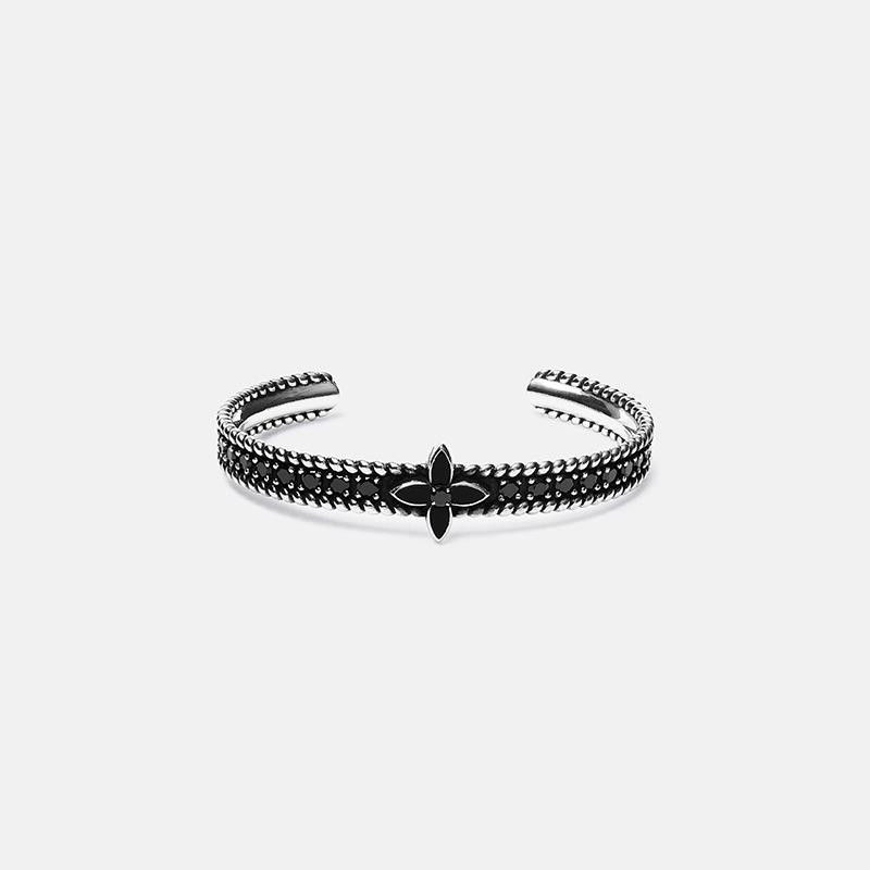 Silent Series Bracelet Gold Plated Vine Zircon Garden Imprint Vintage Polished Adjustable Fine Thread 2022