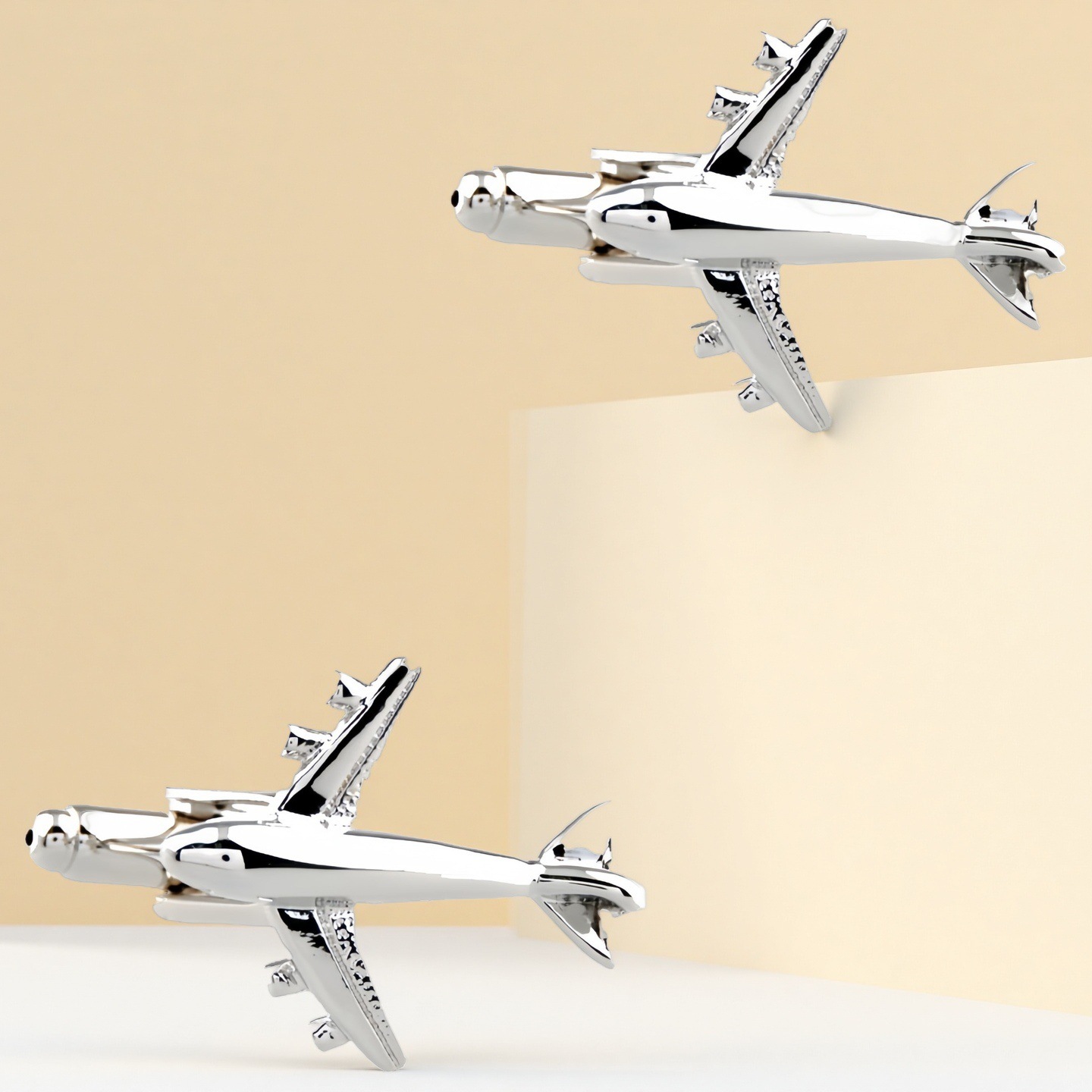 High Quality French Cufflinks Cuff Cufflinks Men's cufflinks Pictographic Airplane Style Cufflinks