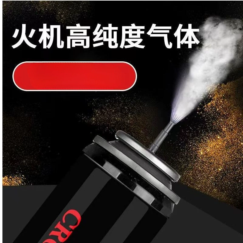 Газовая зажигалка высокой чистоты, ветрозащитная, с надувным баллоном, заправка газом/маслом, большие и малые баллоны.