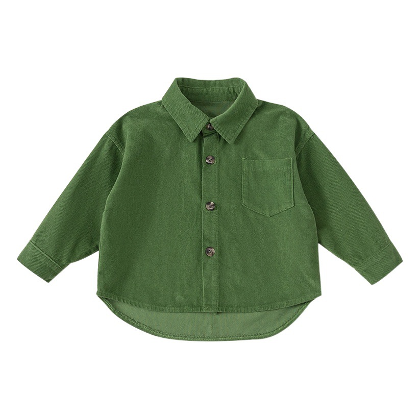 Babycity camisa para niños 24 ropa de primavera camisa de pana para niños ropa casual para niños camisa de solapa CY42008