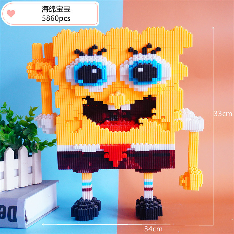 CLS Trendy Le Sen pequeños gránulos ensamblados bloques de construcción Linabel rompecabezas juguetes para niños regalos para niños y niñas