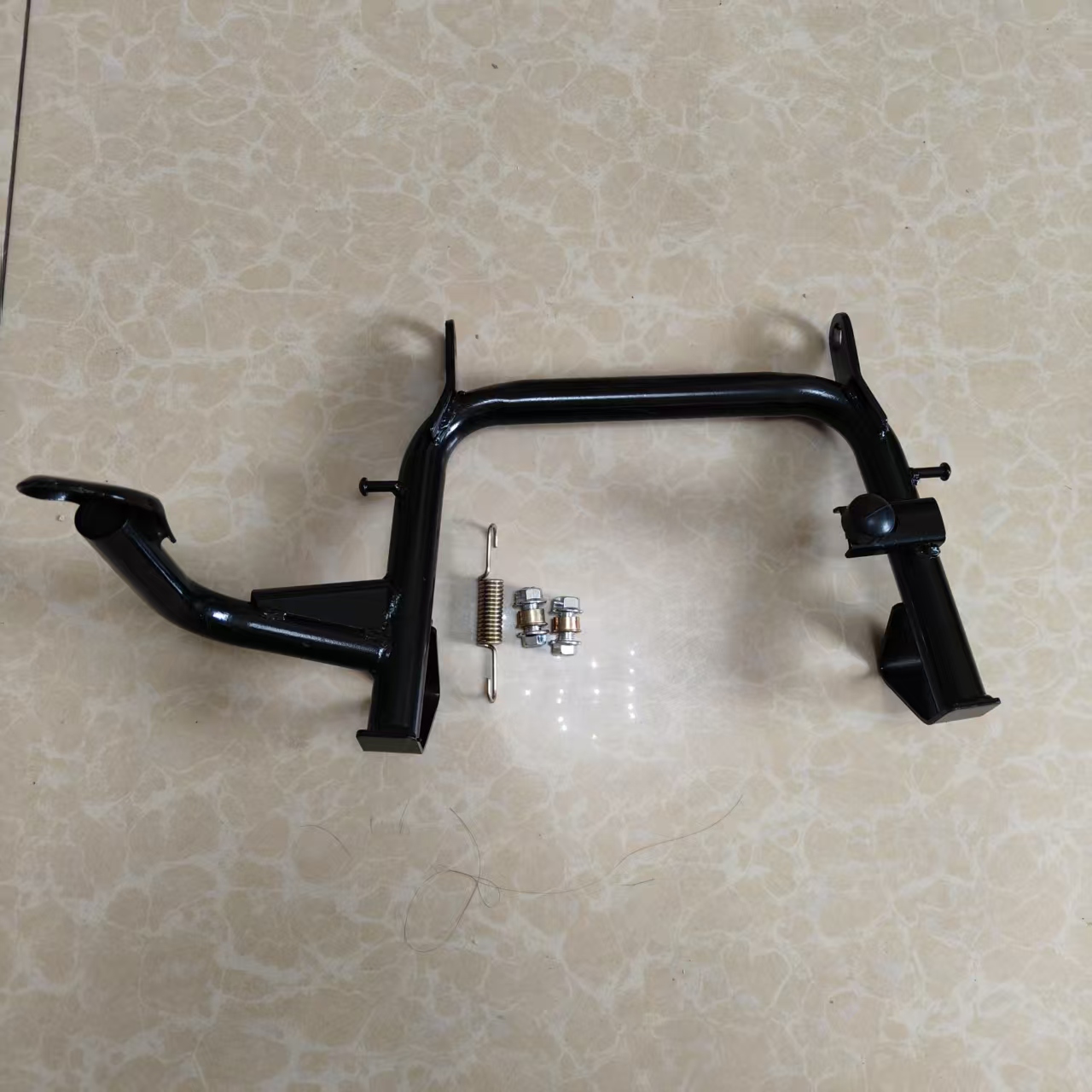 Large support stand for electric vehicles, thickened double support for two-wheeled electric bikes, large central support stand
