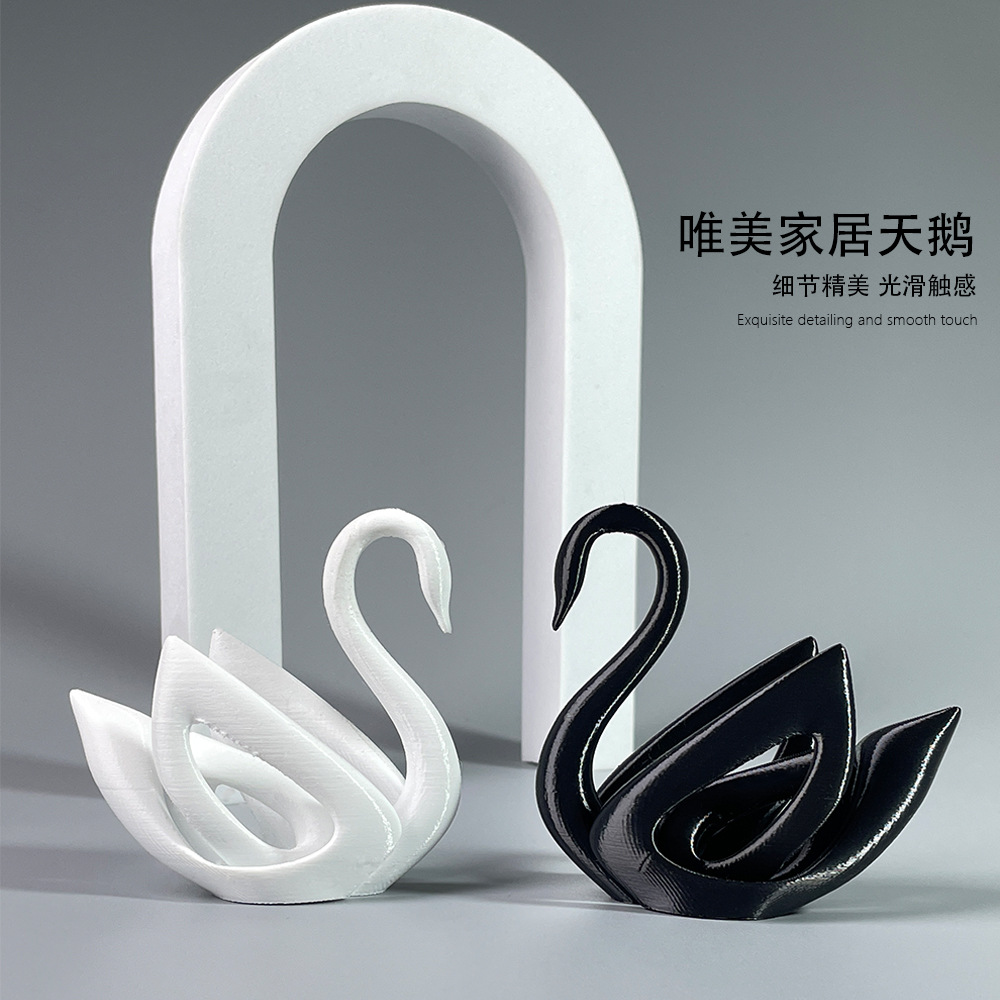 Swan Couple Ornaments Micro Landscape Small Succulent Decorations Zakka Desktop Gifts Crafts Home Romantic Home Decor