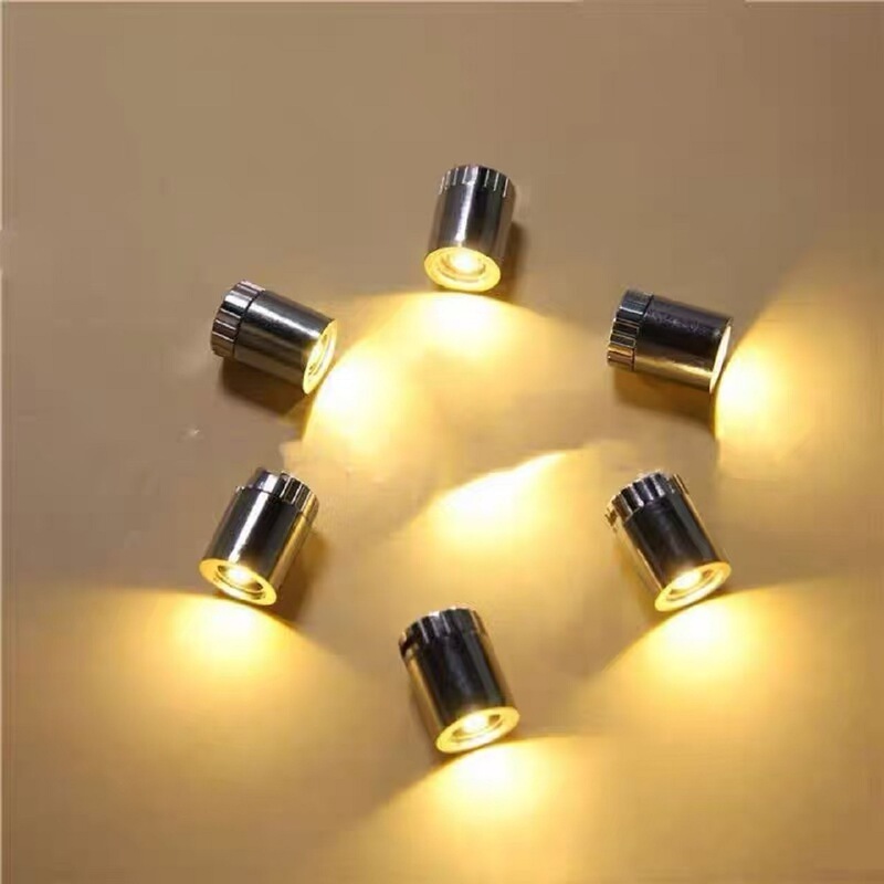 Electroplated Small Led Tube Light, Rotating Light, Pen Light, Rotating Lamp, Small Colorful Light, Warm Light, DIY Decorative Accessories