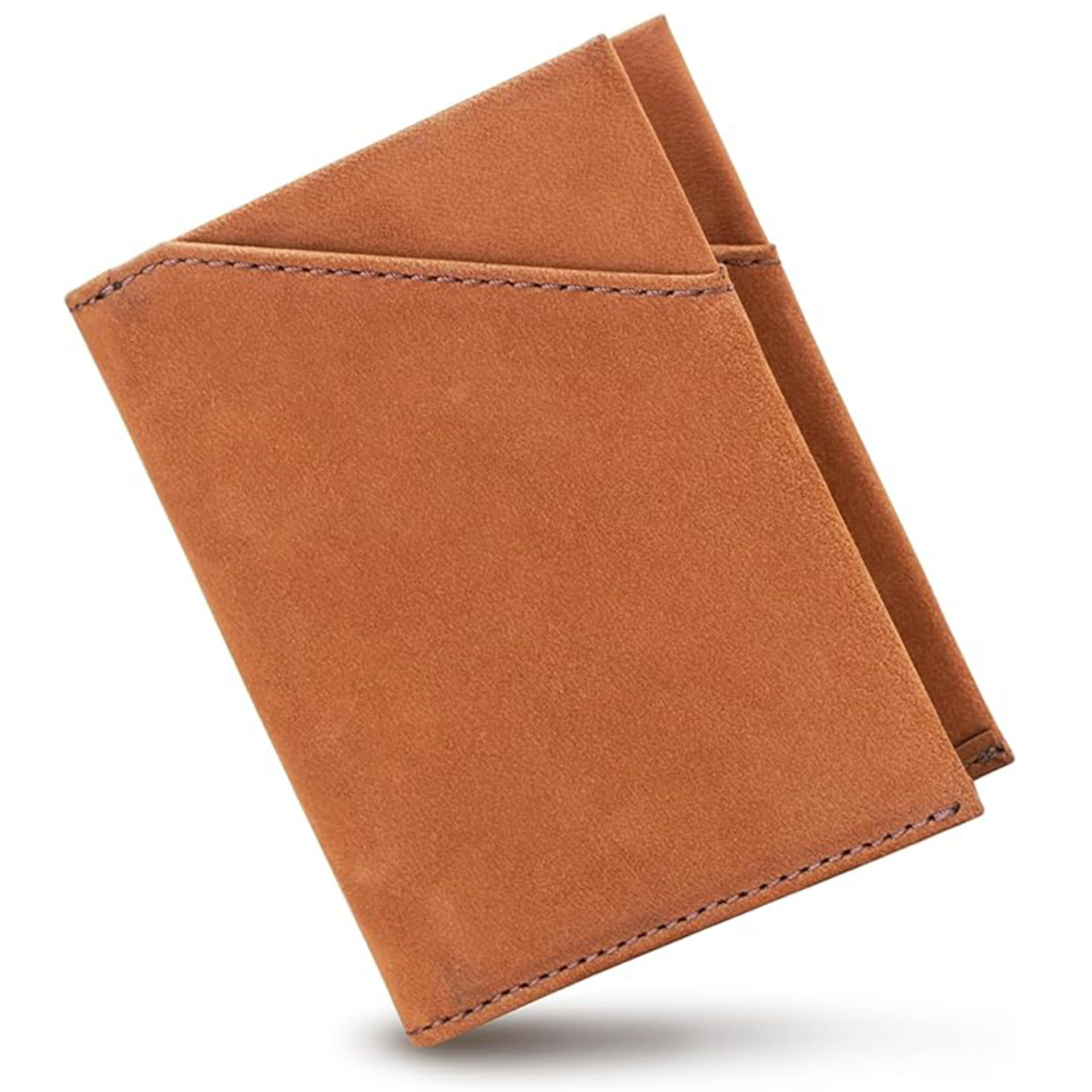 Amazon multifunción tarjeta de identificación multi-tarjeta RFID anti-robo cartera de cuero cartera de negocios portátil para hombres