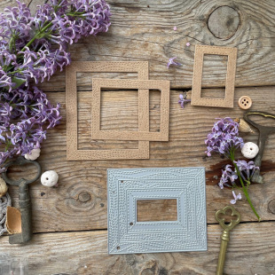 Cross-Border Dropshipping Handmade Paper Art Creative Carbon Steel Knife Mold Scrapbook Handbook Decorative Photo Frame Embossing Knife Mold Wholesale