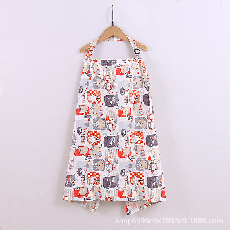 New Pregnant Women's Printed Shawl Breastfeeding Towel Covered Anti-running Gown Breastfeeding Towel