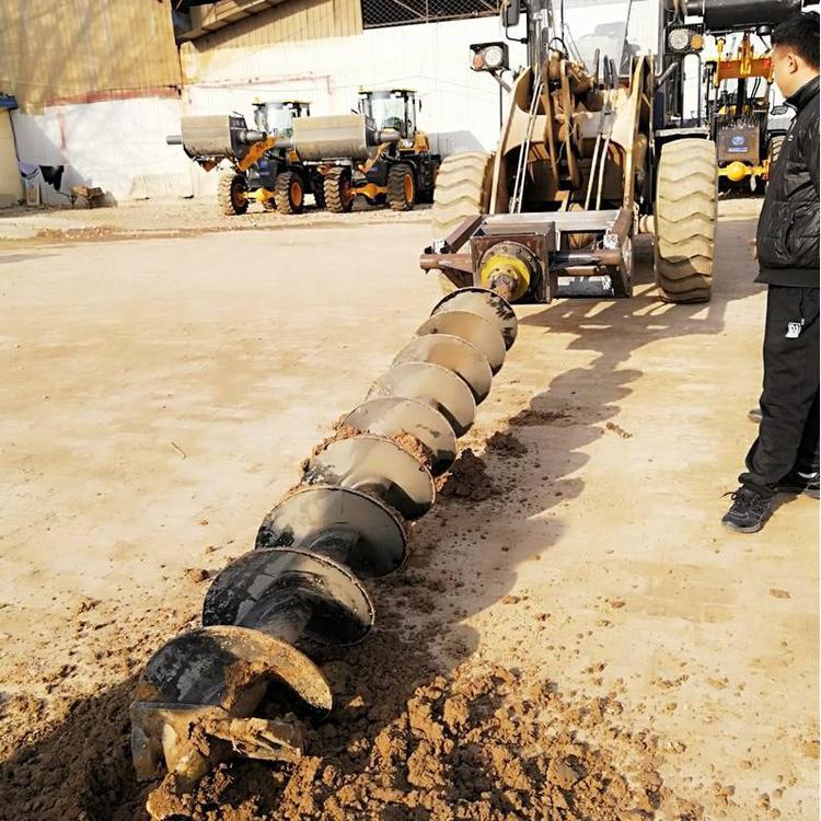 Máquina de perforación de perforación de poste de cable para construcción de ingeniería de control de profundidad de precisión