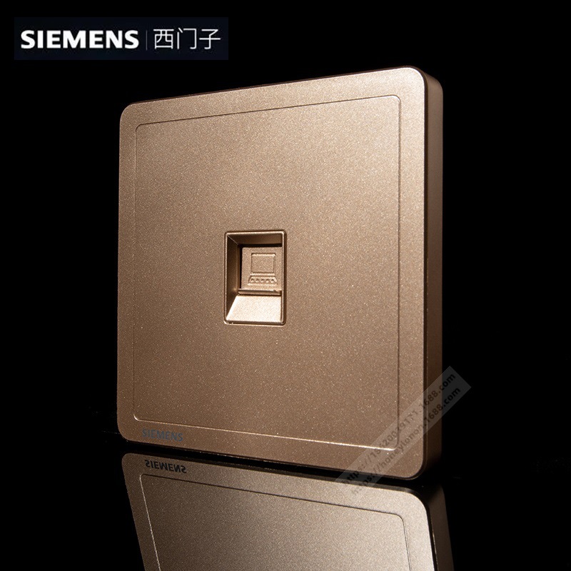 SIEMENS/西门子 致典 Adela 日曜金 六类电脑插座 5UH1471-3NC03