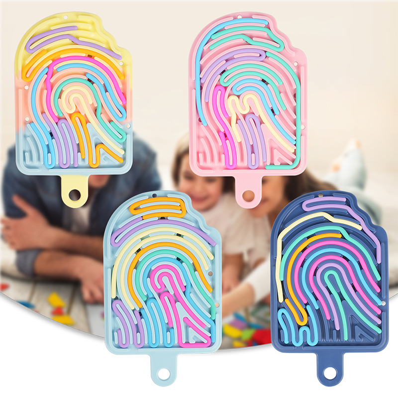 新品Sensory Activity Board硅胶解压板儿童益智拼接感官玩具批发|undefined