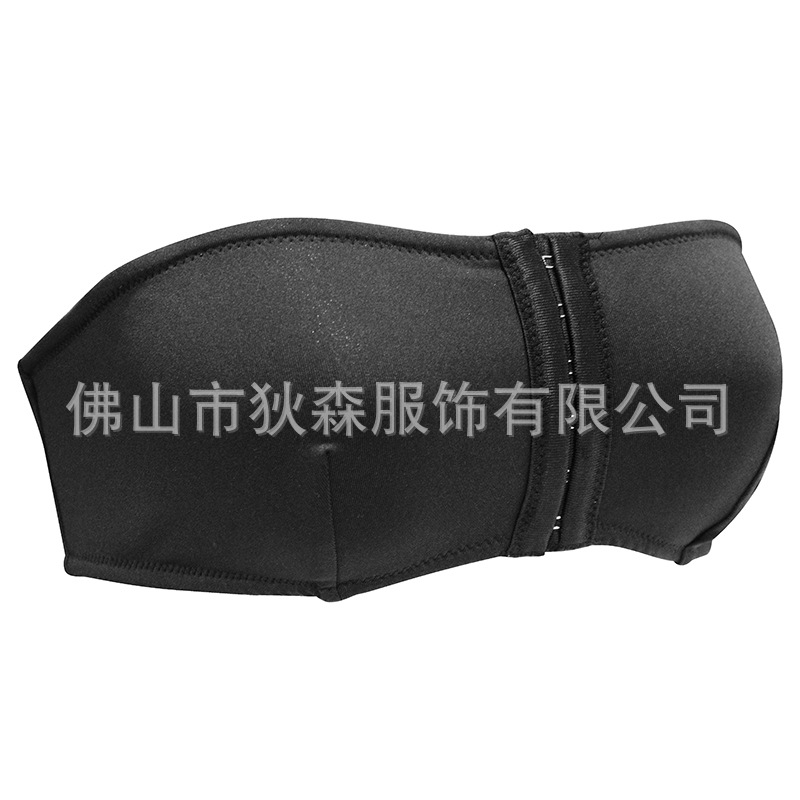 Estilo explosivo transfronterizo sexy hebilla delantera top de tubo sin tirantes sujetador sin anillo de acero vestido de novia temu Amazon shein mismo estilo