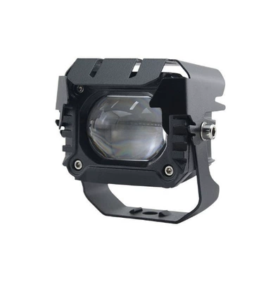 Motorcycle Spotlight Electric Vehicle Car Off-Road Vehicle Modified Single-Eye Yellow and White Dual-Light Model 15W Waterproof Headlight