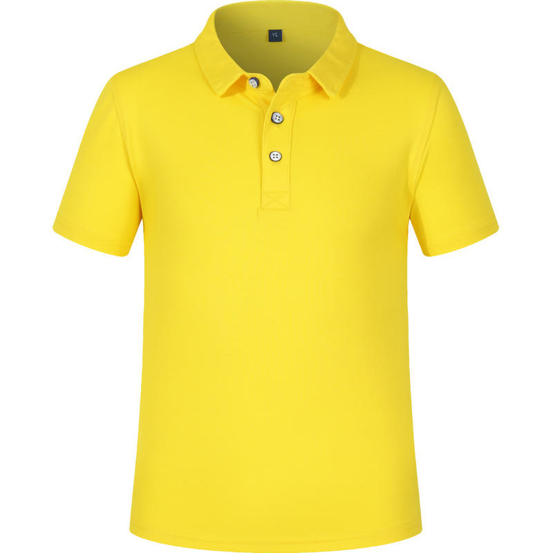 En stock al por mayor 200g 40 piezas hielo fresco transpirable elástico no deformación solapa manga corta polo ropa de trabajo personalizada