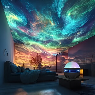 USB Powered Northern Lights Ocean Wave Projector Night