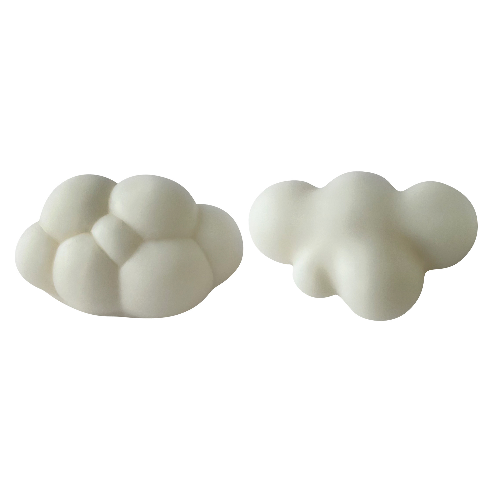 Nube tridimensional molde de silicona DIY aromaterapia vela jabón fondant chocolate molde para hornear