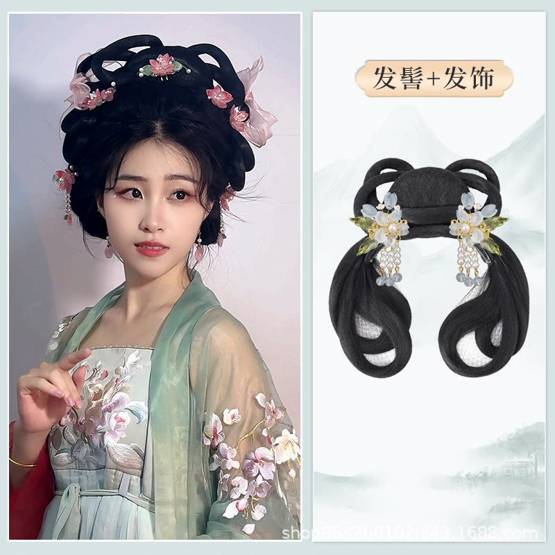 청우빵 + 난샹 헤어 액세서리 한 쌍