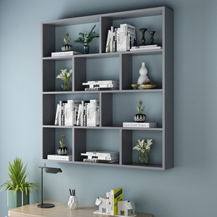 Wall-Mounted Bookshelf, Wall-Mounted Bookshelf, Wall-Mounted Storage Rack, Multi-Layer Barber Shop, Hotel Wine Cabinet, Wall-Mounted