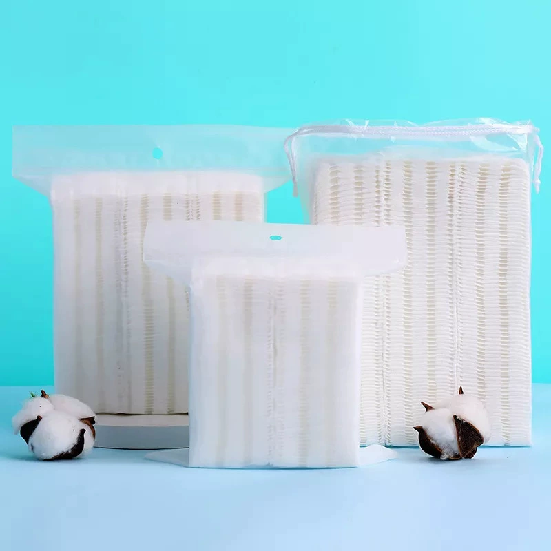 222 Квадратный толстый Топ для макияжа и приятная для кожи Толстая матовая сумка Двусторонний двойной эффект для макияжа Хлопковое средство для снятия макияжа