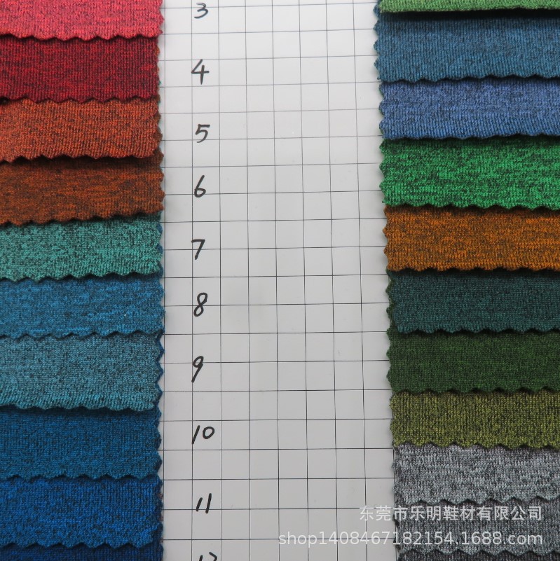 MB2016涤氨麻灰单面汗布速干适用服装休闲瑜伽服布料帽子鞋子