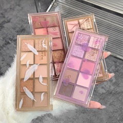 Gege bear戈戈小熊柔幻夢境十色眼影盤珠光啞光亮晶晶學生眼影粉