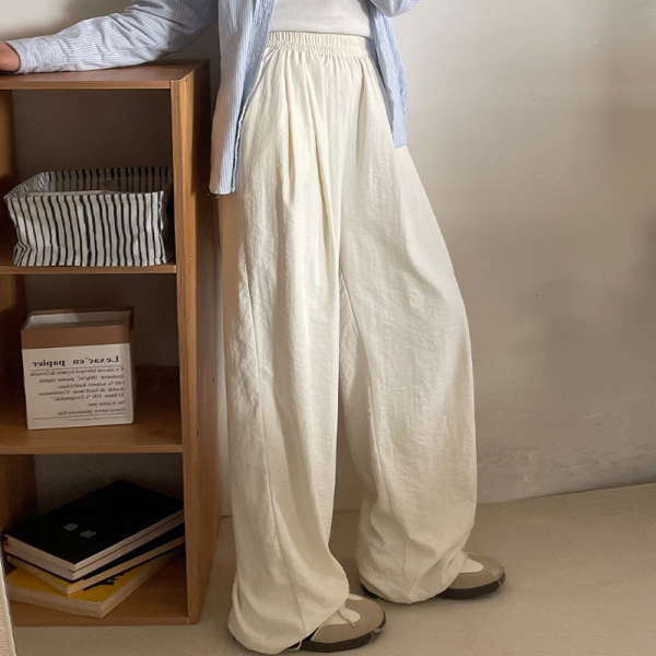 Texture Lazy Cream Yamamoto Pants Women's Spring and Summer Casual All-match Pants for Small Women