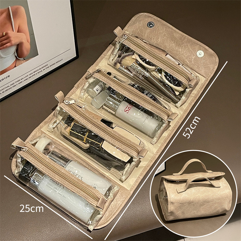 Nueva bolsa de almacenamiento de cosméticos 4 - en - 1 desmontable y plegable para viajar bolsa de almacenamiento portátil de gran capacidad