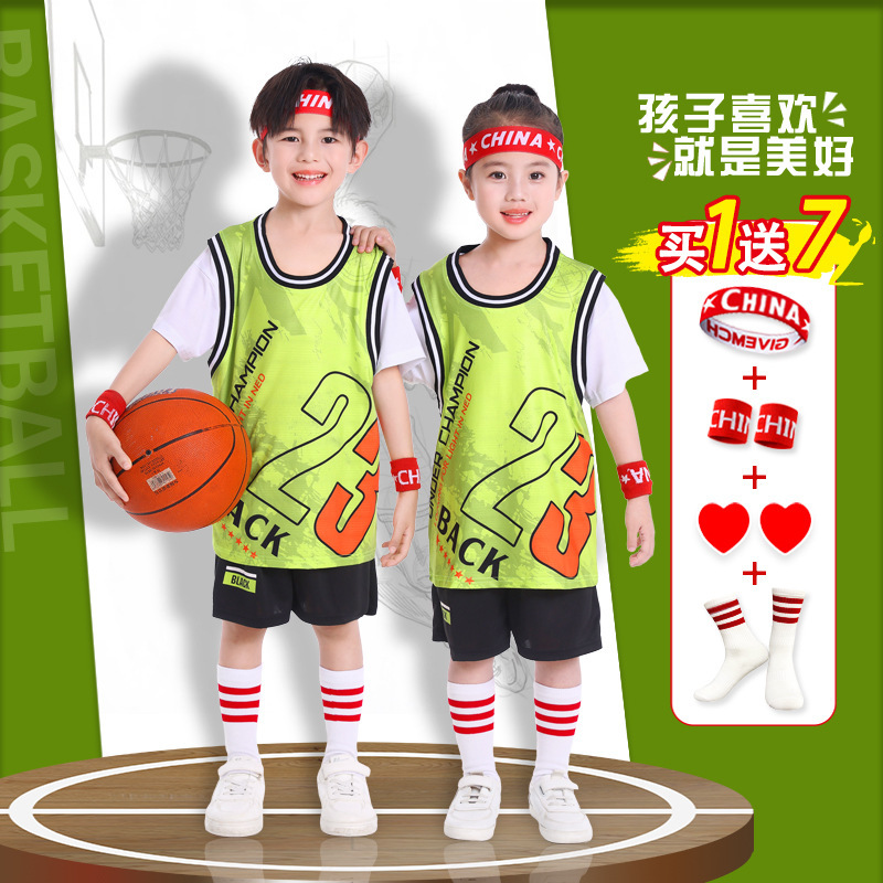子供バスケットボールユニフォームスーツ速乾性男の子ネザ幼稚園パフォーマンスユニフォーム小学生競技チームユニフォームコービーユニフォーム|undefined