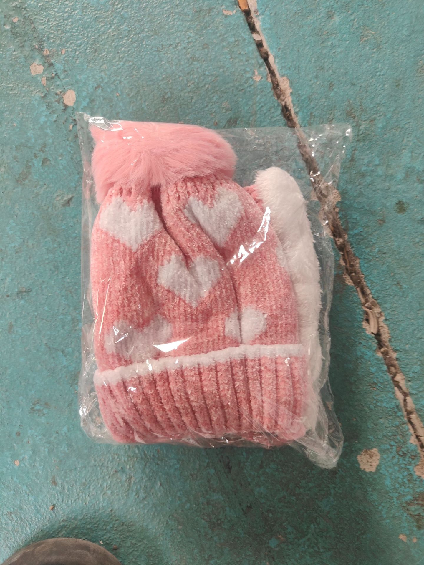 러브 투피스 세트-핑크