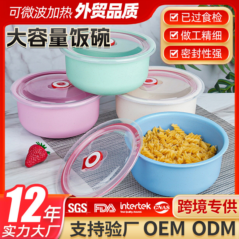 Caja de almuerzo sellado transfronterizo engrosado tazón de sopa portátil al aire libre set de tazón de arroz fabricante de regalos por mayor