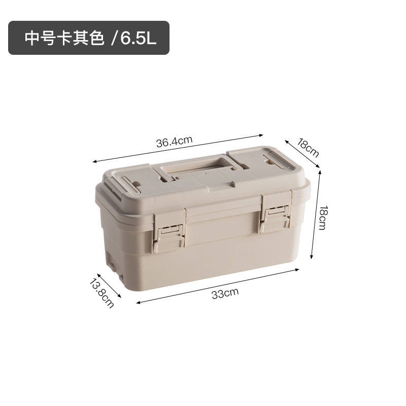 ツール収納ボックス園芸ツールボックス整理画具収納金物セット収納プラスチック厚手車載レイヤ